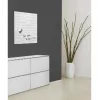 SIGEL GL164 magnetická sklenená tabuľa 480 x 480 mm biela