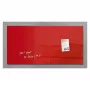 SIGEL Artverum GL147 magnetická sklenená tabuľa 910x460 mm, biela, bez rámu, nástenná