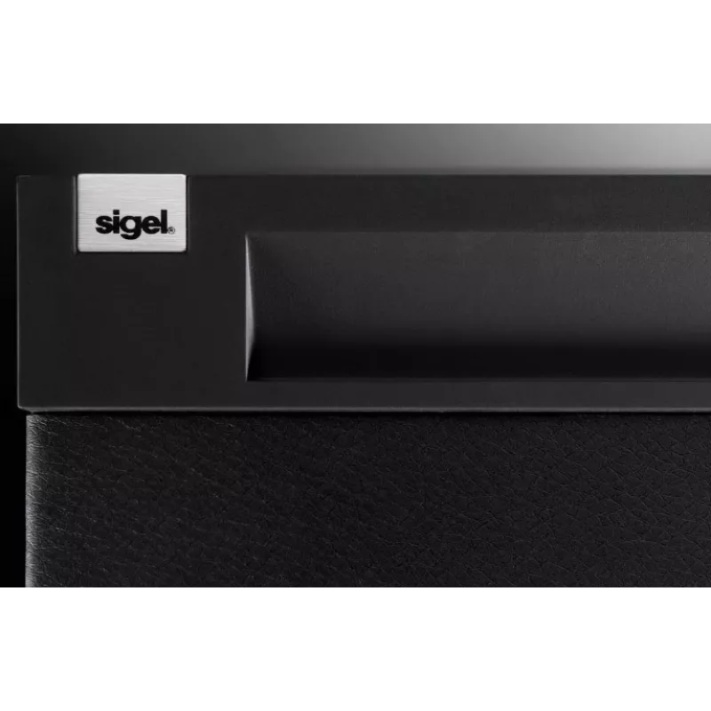 SIGEL CINTANO podložka na stôl S - čierna - umelá koža - 600 x 490 mm - 1 ks
