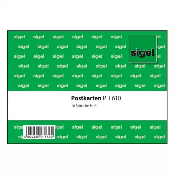 SIGEL PH610 samolepiaca priehľadná tabuľa A4 zelená balenie 10 ks