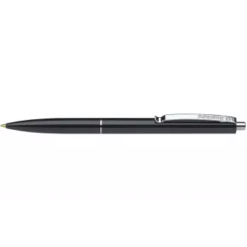 Schneider K15 Clip zatváracie guľôčkové pero čierne 0,6 mm, balenie 50 ks