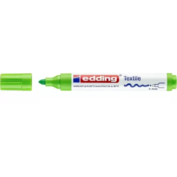 EDDING 4500 Textilný marker svetlozelený guľatý hrot 2-3 mm 1 kus