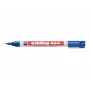 EDDING 404 Permanentný marker na sklo, kov, plast - čierny - 1 mm guľatý hrot