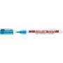 EDDING 400 Permanentný marker - svetlomodrý - guľatý hrot - 1 mm - plast - kartón, sklo, koža, kov, plast, drevo