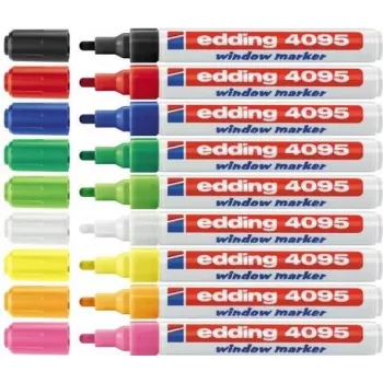 EDDING 4095 Tekutý kriedový marker oranžový 2-3 mm klinový hrot 1 kus