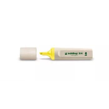 edding 24 EcoLine Zvýrazňovač, žltý, klinový hrot 2-5 mm, balenie 10 ks