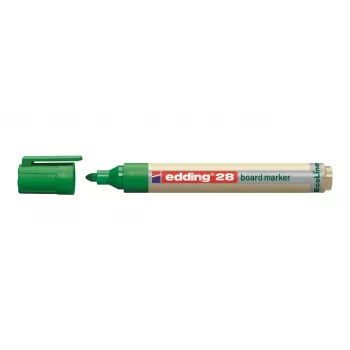 EDDING EcoLine 28 Marker na bielu tabuľu čierny guľatý hrot 1,5-3 mm plniteľný