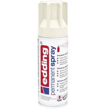 EDDING Premium 5200 Akrylová sprejová farba - krémovobiela - 200 ml