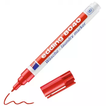 EDDING 8040 Marker na textil 1,0 mm červený guľatý hrot