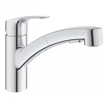 Grohe Eurosmart výsuvná jednopáková kuchynská batéria 1/2 palca chróm