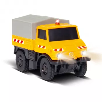 Carson 1:87 MB Unimog U406 dvojsmerné vozidlo 100% RTR RC model nákladného auta