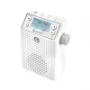 Soundmaster DAB60WE rádiové rádio do zásuvky DAB+, FM, Bluetooth, USB funkcia handsfree, odolné proti striekajúcej vode, biela
