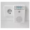 Soundmaster DAB60WE rádiové rádio do zásuvky DAB+, FM, Bluetooth, USB funkcia handsfree, odolné proti striekajúcej vode, biela