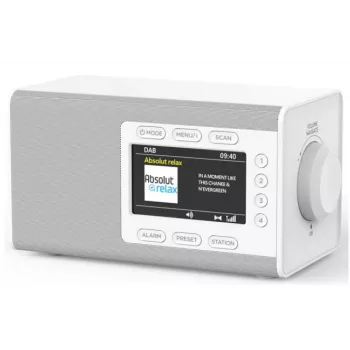 Soundmaster DAB+ rádio s Bluetooth 4,3 palcový farebný displej DAB900WE biele