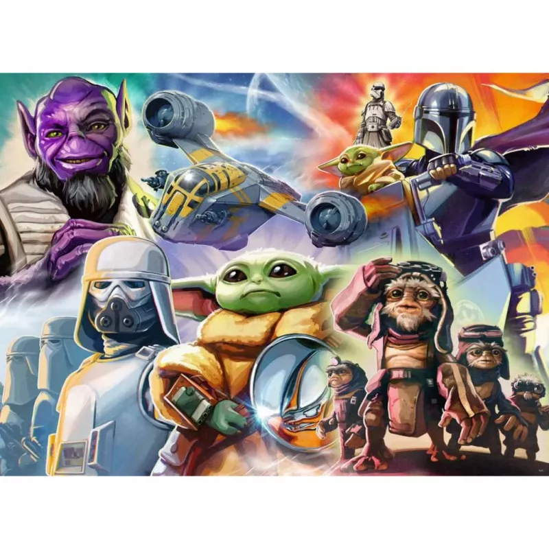 RAVENSBURGER puzzle The Mandalorian and Grogu (500 dielikov)