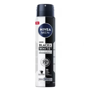 Nivea Men Black & White Invisible Original antiperspiračný dezodorant v spreji 250 ml