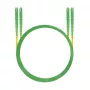 HELOS LWL patch kábel E2000® APC/E2000® APC (LSH) duplex 9/125µm OS2 žltý 0,5 m