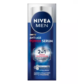 NIVEA Men Anti-Age Power sérum 2in1 intenzívne proti nedokonalostiam 30 ml