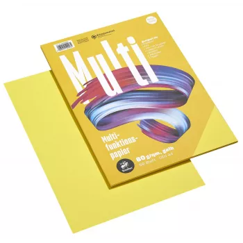 Staufen Multifunkčný papier 7X A4 80g žltý 50 listov