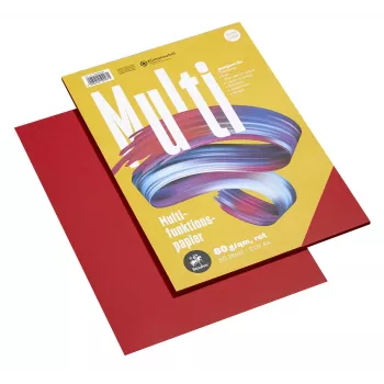Staufen Multifunkčný papier 7X 734050997 A4 80g červený 50 listov