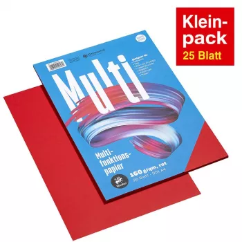 Staufen Multifunkčný papier A4 červený 160g 25 listov/balenie