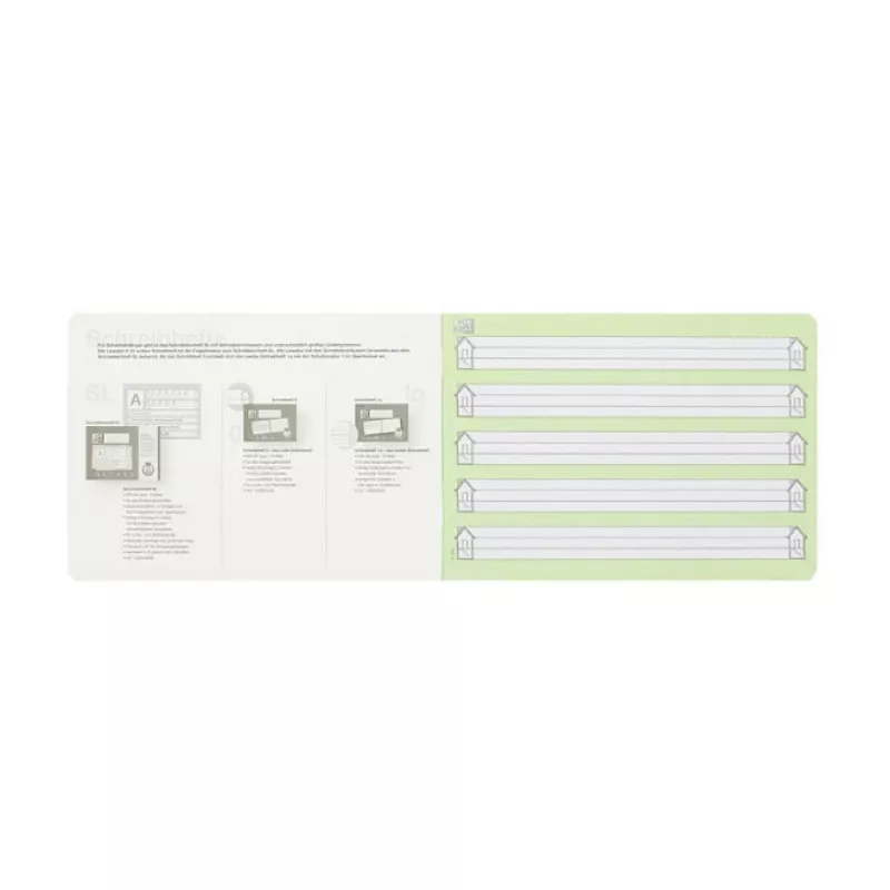 Oxford 100050100 zošit A5 90 g/m2 zelený