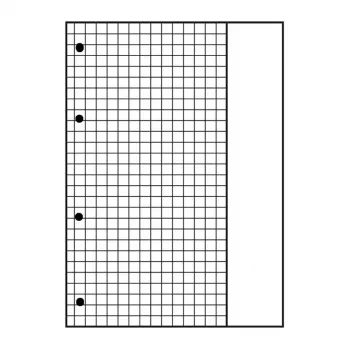 Oxford poznámkový blok DIN A4 linajkovaný lineatúra 22, 80 listov, 90 g/m², biely