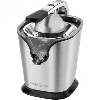 PROFI COOK PC-ZP 1154 lis na citrusy, 160 W, nerez, 500 ml, 2 kužele, páková obsluha, čierna/strieborná