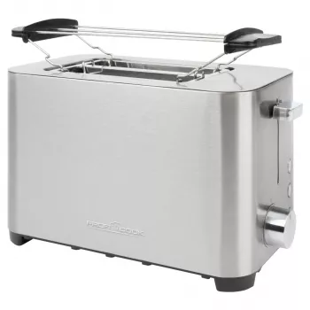 PROFI COOK 2-Slice toaster PC-TA 1251, nerezové puzdro, extra široké štrbiny na hrianky