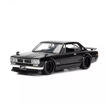 Jada Fast & Furious 1971 Nissan Skyline 2000 GT-R 1:24 Die-Cast modelové auto strieborné