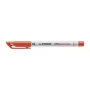 STABILO OHPen Universal červená vodou umývateľný overhead marker M (Medium) 1 ks