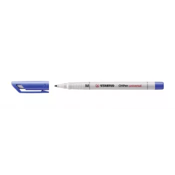 STABILO OHPen Universal permanent marker modrá 1 mm Medium Bullet Tip