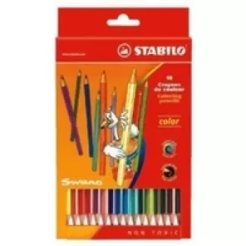 STABILO Color farebné ceruzky - 18 ks