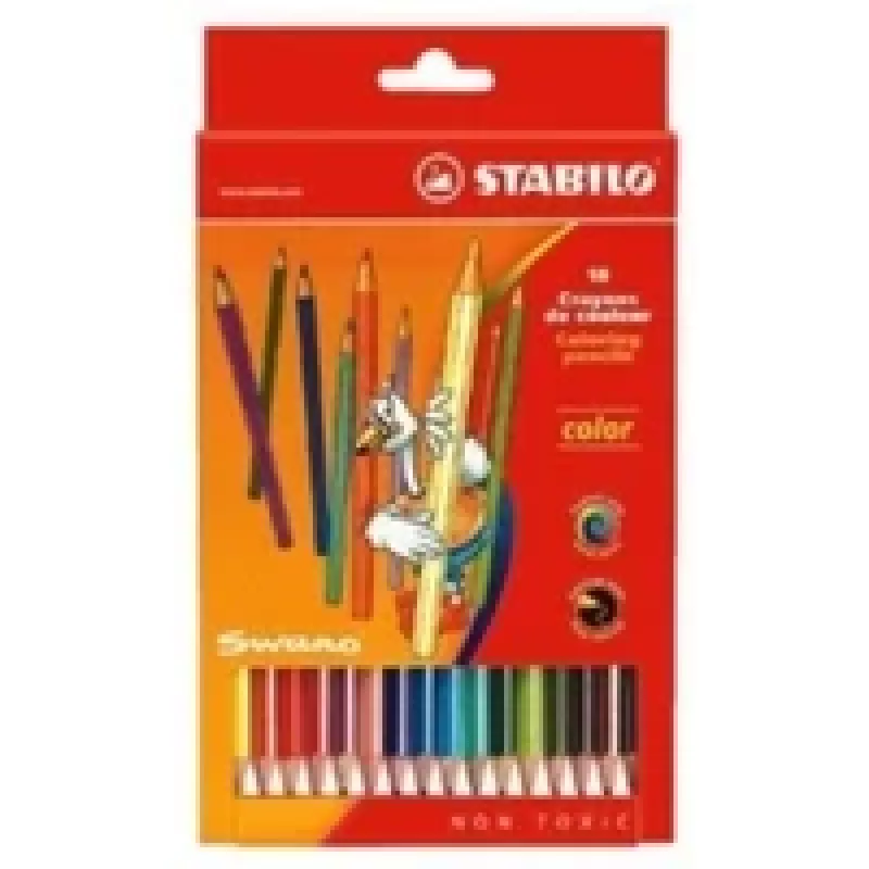 STABILO Color farebné ceruzky - 18 ks