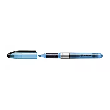 STABILO Navigator zvýrazňovač - balenie 10 ks - modrá - klinový hrot - 1 mm / 4 mm šírka čiary - atrament na vodnej báze - plast