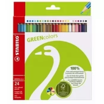STABILO Green Colors pastelky – 2 mm – balenie 24 ks