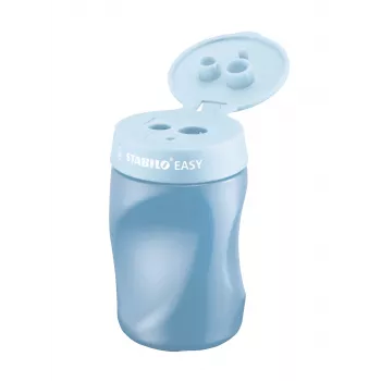 STABILO Easy manuálne strúhadlo na ceruzky – modrá – pre pravákov