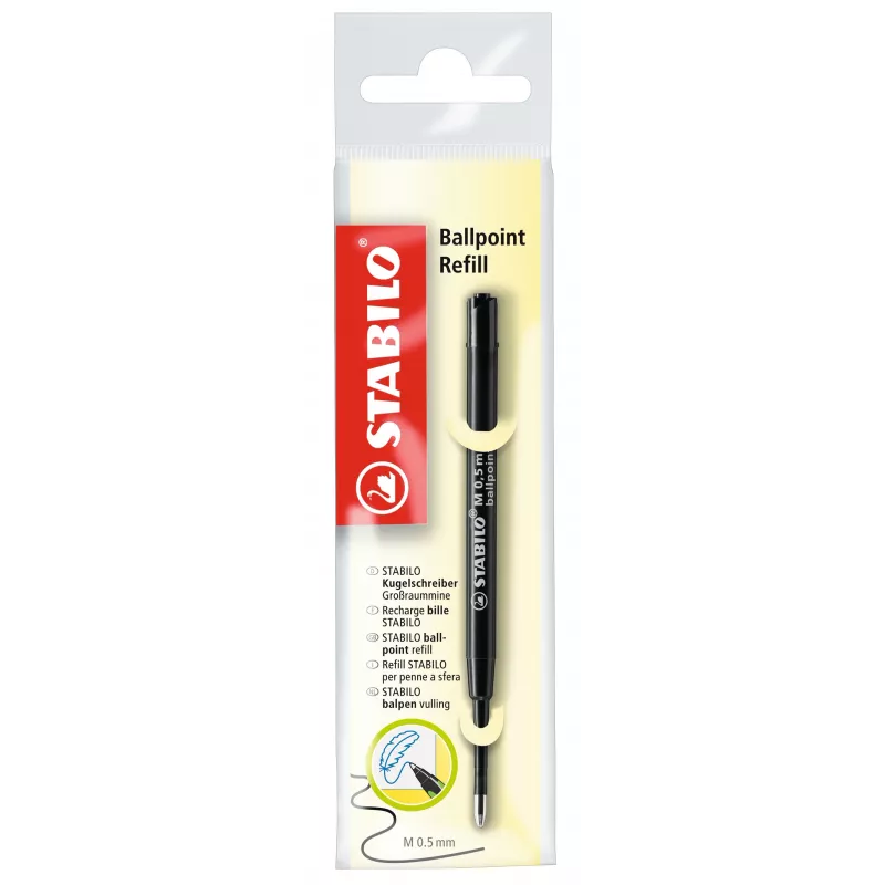 STABILO COM4ball guľôčkové pero – čierna – 1 ks