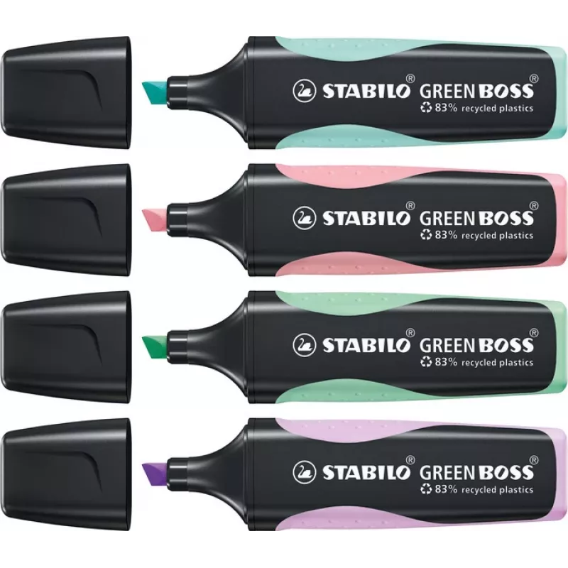 STABILO GREEN BOSS zvýrazňovač oranžová 2 – 5 mm, klinový hrot, 1 ks