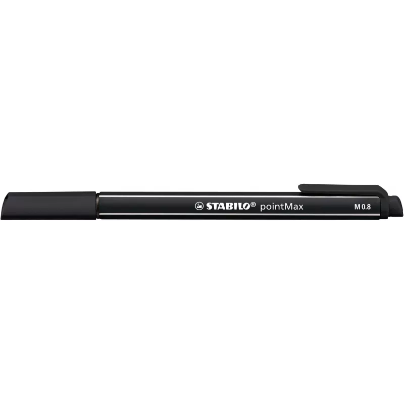 STABILO pointMax fixky sada - 0,8 mm - 12 rôznych farieb