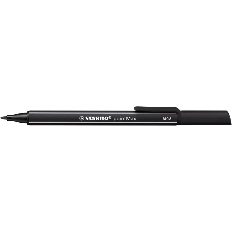 STABILO pointMax fixky sada - 0,8 mm - 12 rôznych farieb