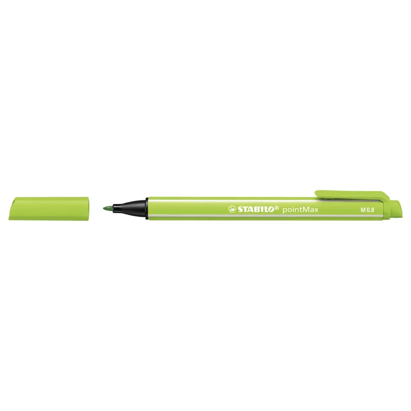 STABILO pointMax fixky sada - 24 rôznych farieb - 0,8 mm hrot - atrament na vodnej báze