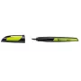 STABILO EASYbuddy plniace pero - Black Lime - modrý atrament - systém bombičiek - pre pravákov aj ľavákov - 1 kus