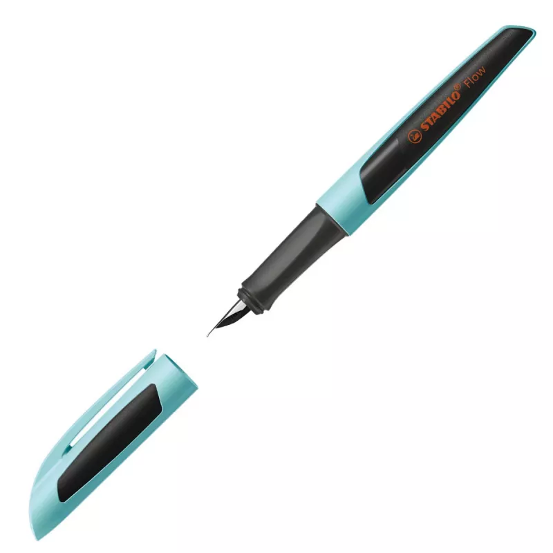 STABILO Flow Sporty plniace pero svetlomodrá/čierna M Medium