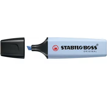 STABILO Boss Original Pastel zvýrazňovač - Cloudy Blue - 1 ks - klinový hrot - 2 mm / 5 mm