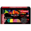 STABILO Pen 68 MAX zelená fixka s klinovým hrotom