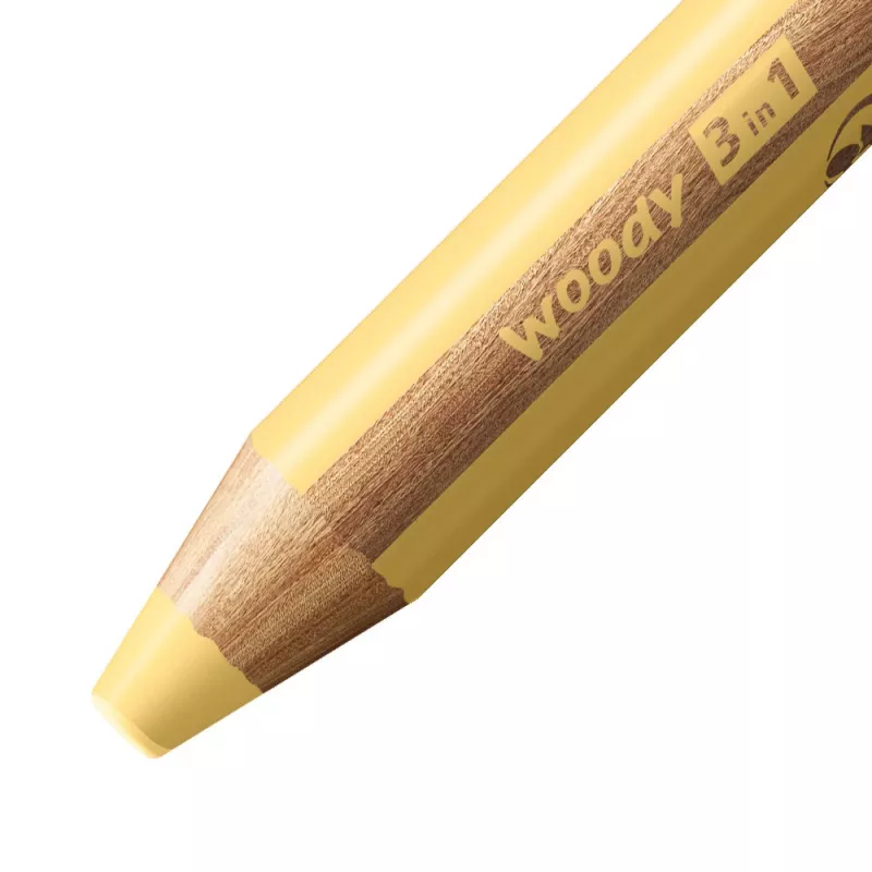 STABILO woody 3 in 1 pastelovo žltá multifunkčná ceruzka