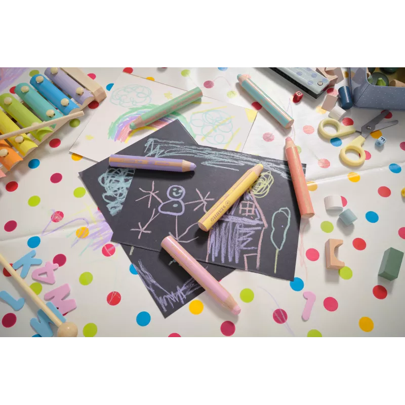 STABILO woody 3 in 1 pastelovo žltá multifunkčná ceruzka