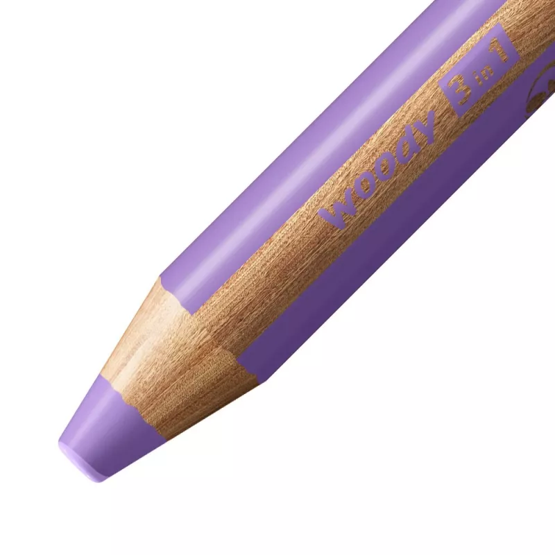 STABILO Woody 3 in 1 multifunkčná ceruzka fialová