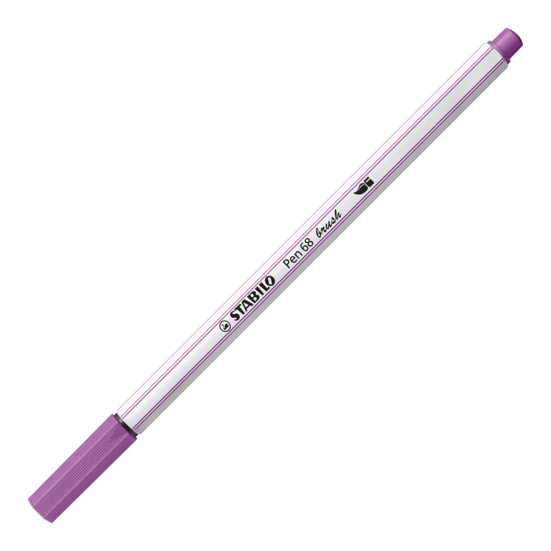 STABILO Pen 68 brush ARTY Edition štetec fixky sada - 30 farieb sortiment v kartónovom puzdre